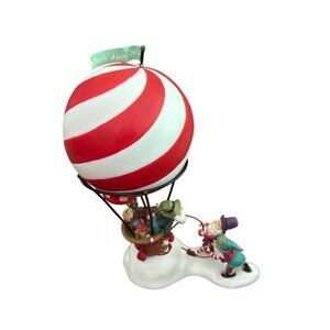 Department 56 North Pole - ‎ Dash Away Delivery Hot Air Balloon - Vintage 1998